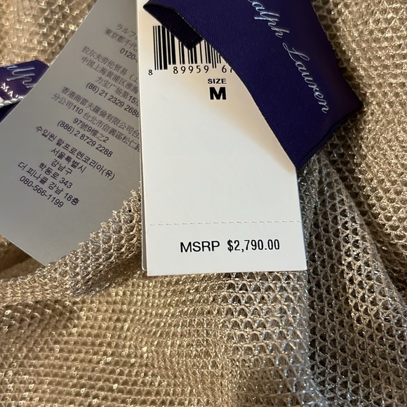 Womens ralph Lauren Mesh short sleeve evening dress! - Picture 9 of 9